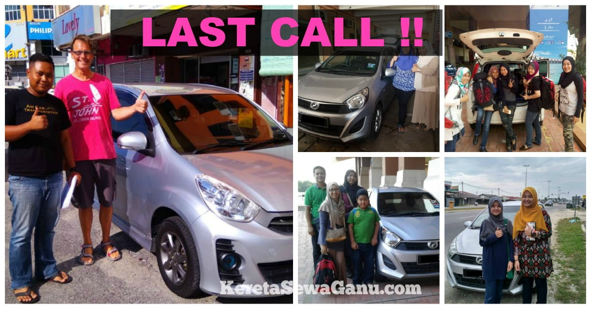 LAST CALL – Promosi Sewa Kereta Raya Haji 2017